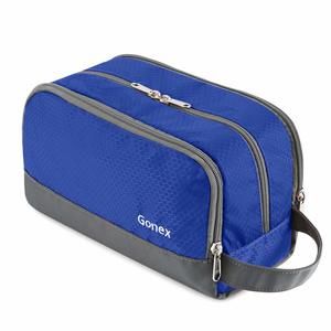 Travel Toiletry Bag Nylon, Gonex Dopp Kit Shaving Bag Toiletry Organizer Blue🐨